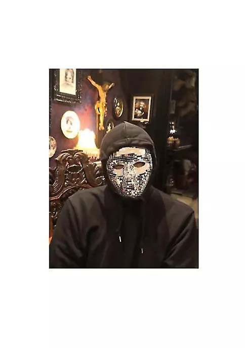 YAOQIANSHU Disco Ball Glitter Face Mask Festival Masquerade Headgear For Bar Party Holiday Decoration 4 YAOQIANSHU Disco Ball Glitter Face Mask Festival Masquerade Headgear For Bar Party Holiday Decoration - Image 2