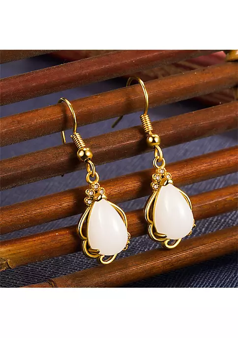 YAOQIANSHU Women's Pierced Earrings Dangle Drop Teardrop Earrings Birthstone Jewelry Gifts 5 YAOQIANSHU Women's Pierced Earrings Dangle Drop Teardrop Earrings Birthstone Jewelry Gifts - Image 3