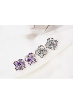 YAOQIANSHU Women's Stud Earrings (Silver) 9 YAOQIANSHU Women's Stud Earrings (Silver) -Urban Originals™ Shop Belk 1036