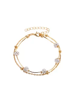 YAOQIANSHU Women's Sterling Silver Anklet, Dainty Adjustable Anklets (Gold) -Urban Originals™ Shop Belk 1044