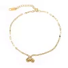YAOQIANSHU Women's Sterling Silver Anklet, Dainty Adjustable Anklets (Gold - Length 8.26 in+1.96 in) 2 YAOQIANSHU Women's Sterling Silver Anklet, Dainty Adjustable Anklets (Gold - Length 8.26 in+1.96 in) -Urban Originals™ Shop Belk 1049