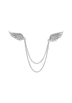 YAOQIANSHU 2pcs Men's Hanging Vintage Chain Brooch Lapel Pin Formal Accessories (White) -Urban Originals™ Shop Belk 1113