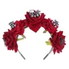 YAOQIANSHU Rose Flower Headbands Fashion for Women Girls (Red) -Urban Originals™ Shop Belk 1123
