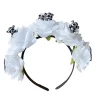 YAOQIANSHU Rose Flower Headbands Fashion for Women Girls (White) 1 YAOQIANSHU Rose Flower Headbands Fashion for Women Girls (White) -Urban Originals™ Shop Belk 1126