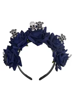 YAOQIANSHU Rose Flower Headbands Fashion for Women Girls (Dark Blue) -Urban Originals™ Shop Belk 1131