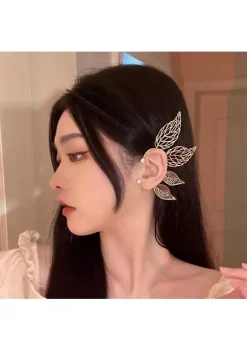 YAOQIANSHU Elf Ears Stud Jacket Earrings Women Ear Jewelry 1 Pair (Silver) -Urban Originals™ Shop Belk 1134