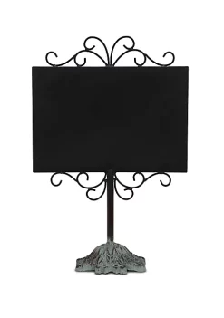 Cheung's Home Indoor Decorative Shabby Chalkboard with Detailed Base, Red -Urban Originals™ Shop Belk 115