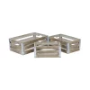Cheung's Slatted Wood 3 Piece Crate Set