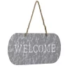Cheung's Home Indoor Decorative Metal Garden Hanging "Welcome" Sign
