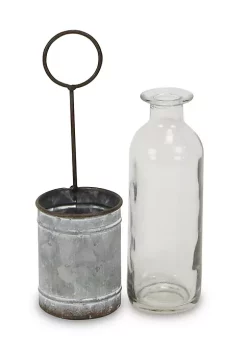Cheung's Single Slot Galvanized Metal Jar Holder - Small -Urban Originals™ Shop Belk 182
