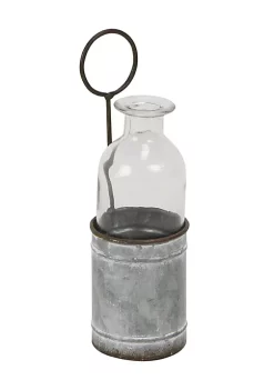 Cheung's Single Slot Galvanized Metal Jar Holder - Small -Urban Originals™ Shop Belk 183