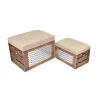 Cheung's Modern Decorative Cushioned Wood Storage Benches with Interior Storage, Set of 2 -Urban Originals™ Shop Belk 206