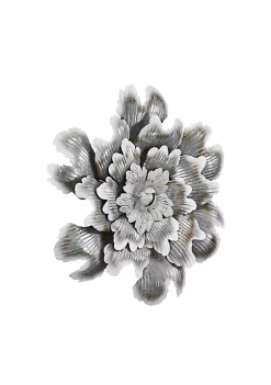 Cheung's Modern Hand Crafted Design Galvanized Metal Flower Wall Decor - Gray -Urban Originals™ Shop Belk 248