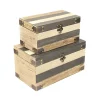 Cheung's Home Indoor Decorative Wood Panel Styled Storage Boxes - Set of 2, Multi -Urban Originals™ Shop Belk 293