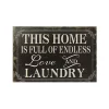 Cheung's Modern Hand Crafted "Endless Love and Laundry" Wooden Wall Decor Sign -Urban Originals™ Shop Belk 310