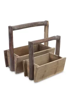 Cheung's Set Of 2 Wooden Storage With Wooden Handle -Urban Originals™ Shop Belk 319