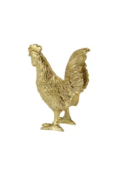 Cheung's Roven Handmade Cast Iron Rooster Animal Figurine Decor - Gold -Urban Originals™ Shop Belk 327