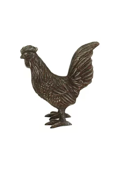 Cheung's Roven Handmade Cast Iron Rooster Animal Figurine Decor - Gray -Urban Originals™ Shop Belk 332
