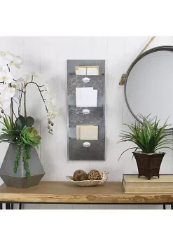 Cheung's Home Decorative Indoor Gift Vintage Letter Storage Rack Galvanized Metal Mail Wall Storage -Urban Originals™ Shop Belk 379