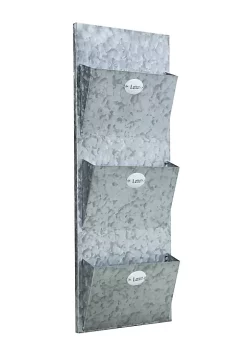 Cheung's Home Decorative Indoor Gift Vintage Letter Storage Rack Galvanized Metal Mail Wall Storage -Urban Originals™ Shop Belk 380