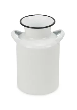 Cheung's White Lacquered Finish Decorative Bovine Milk Jug - Small -Urban Originals™ Shop Belk 480