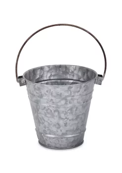 Cheung's Contemporary Decorative Galvanized Tapered Pot with Folding Handle - Large -Urban Originals™ Shop Belk 484