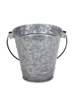 Cheung's Contemporary Decorative Galvanized Tapered Pot with Folding Handle - Large -Urban Originals™ Shop Belk 485