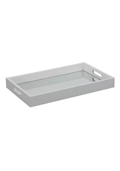 Cheung's White Raised Bubble Tray With Bevelled Mirror -Urban Originals™ Shop Belk 497