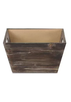 Cheung's Home Decorative Accent Since Large Wooden Storage Bin with Chalkboard Front -Urban Originals™ Shop Belk 516