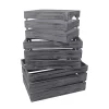 Cheung's Modern Wooden Crate with Side Handle - Set of 3, Gray Wash -Urban Originals™ Shop Belk 54