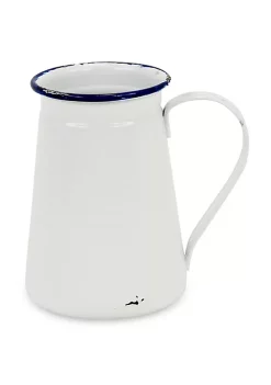 Cheung's Lacquered White Jug With Blue Rim Decor -Urban Originals™ Shop Belk 548
