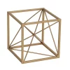 Cheung's Small Decorative Golden Cube With Abstract Center Design -Urban Originals™ Shop Belk 551