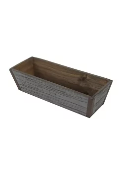 Cheung's Home Decorative 14" Wooden Tapered Ledge Planter - Gray Wash -Urban Originals™ Shop Belk 590