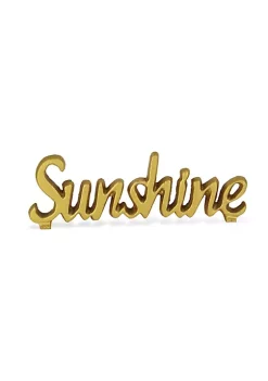 Cheung's Cast Iron Hand Crafted Design Sunshine Table Decor - Gold -Urban Originals™ Shop Belk 603