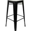 Cheung's Metal Stool With Black Frame And White Seat, Large 1 Cheung's Metal Stool With Black Frame And White Seat, Large -Urban Originals™ Shop Belk 606