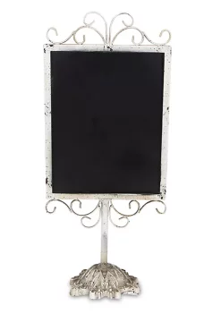 Cheung's White Shabby Chalkboard With Detailed Base -Urban Originals™ Shop Belk 67