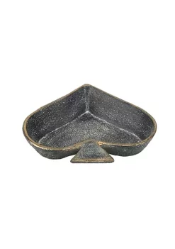 Cheung's Modern Heavy Duty Cast Iron Black Finish Table Decor - Spade