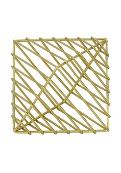 Cheung's Abstract Metal Table Decor - Gold - Small