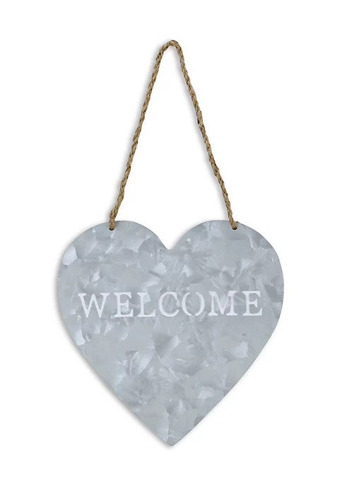 Cheung's Metal Heart Shaped Hanging "Welcome" 4 Cheung's Metal Heart Shaped Hanging "Welcome" - Image 3