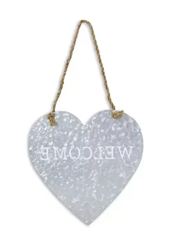 Cheung's Metal Heart Shaped Hanging "Welcome" 10 Cheung's Metal Heart Shaped Hanging "Welcome" -Urban Originals™ Shop Belk 723