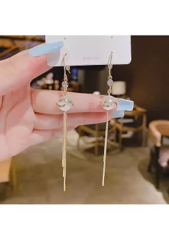 YAOQIANSHU 1 Pair Opal Drop Long Earrings, Elegant Tassel Earrings for Women and Girls Jewellery -Urban Originals™ Shop Belk 776