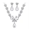 YAOQIANSHU Women Necklace Earring Set Fashion Bridal Wedding Jewelry Set -Urban Originals™ Shop Belk 813