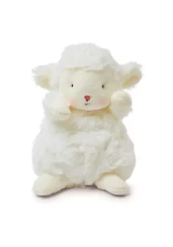 YAOQIANSHU Apricot Lamb Toys Plush Cream Lamb Sheep Stuffed Animal with Fluffy Soft Ears for children(Cream Lamb, 6.7''/17 cm)