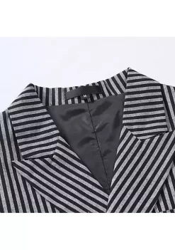 YAOQIANSHU Mens Vertical Striped Waistcoat Peak Lapel Suit Vests for Formal Occasions Business Work Party Wedding Dance Dinner -Urban Originals™ Shop Belk 895