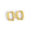 YAOQIANSHU Minimalist Oval Hoop Earrings- 925 Sterling Silver Small Hoop Earrings Rounded for Women Girls (Gold) -Urban Originals™ Shop Belk 898