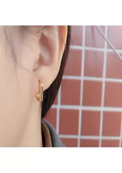 YAOQIANSHU Minimalist Oval Hoop Earrings- 925 Sterling Silver Small Hoop Earrings Rounded for Women Girls (Gold) 8 YAOQIANSHU Minimalist Oval Hoop Earrings- 925 Sterling Silver Small Hoop Earrings Rounded for Women Girls (Gold) -Urban Originals™ Shop Belk 900