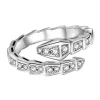 YAOQIANSHU Diamond-studded Open Snake Bone Index Finger Ring for Women Girls Jewelry (White) -Urban Originals™ Shop Belk 912
