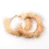 YAOQIANSHU Popular Plush Large Circle Earrings Exaggerated Atmosphere Girl Heart Mink Hair Earrings (Khakhi) 2 YAOQIANSHU Popular Plush Large Circle Earrings Exaggerated Atmosphere Girl Heart Mink Hair Earrings (Khakhi) -Urban Originals™ Shop Belk 932