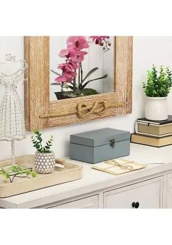 Cheung's Home Indoor Decorative Storage Boxes, Blue Finished - Set of 2 -Urban Originals™ Shop Belk 94