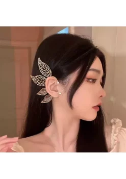 YAOQIANSHU Elf Ears Stud Jacket Earrings Women Ear Jewelry 1 Pair (Gold) -Urban Originals™ Shop Belk 952